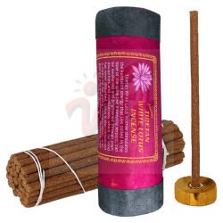 Loto Bianco 30 Bastoncini incenso Tibetano White Lotus Ancient