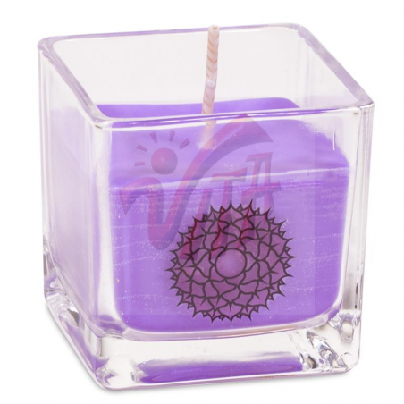 7° Chakra Candela profumata Patchouli & Incenso in cera di colza