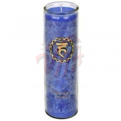 5° Chakra Candela stearina al profumo di Rosa del Marocco e Camomilla 2