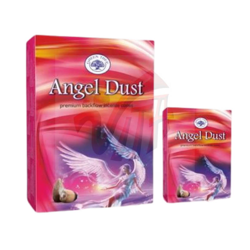 Polvere d'Angelo 12 Coni Incenso a riflusso Green Tree Angel Dust Backflow Masala