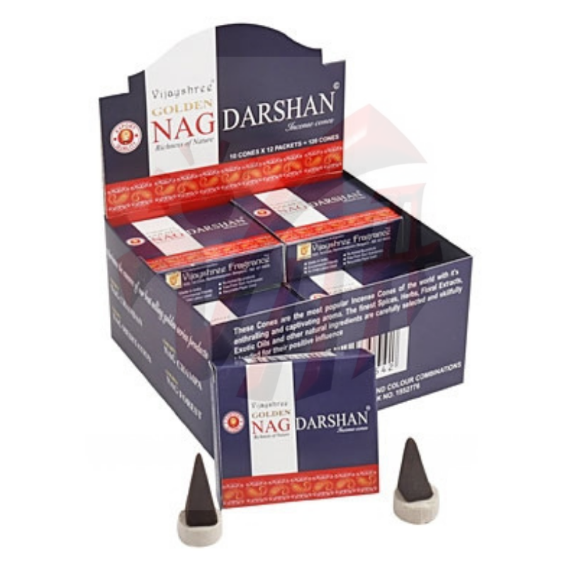 Golden Nag Darshan Coni Incenso Vijayshree Masala