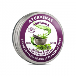 Balsamo per massaggio Ayurvedico 18 piante BIO Ayurvenat - 50ml