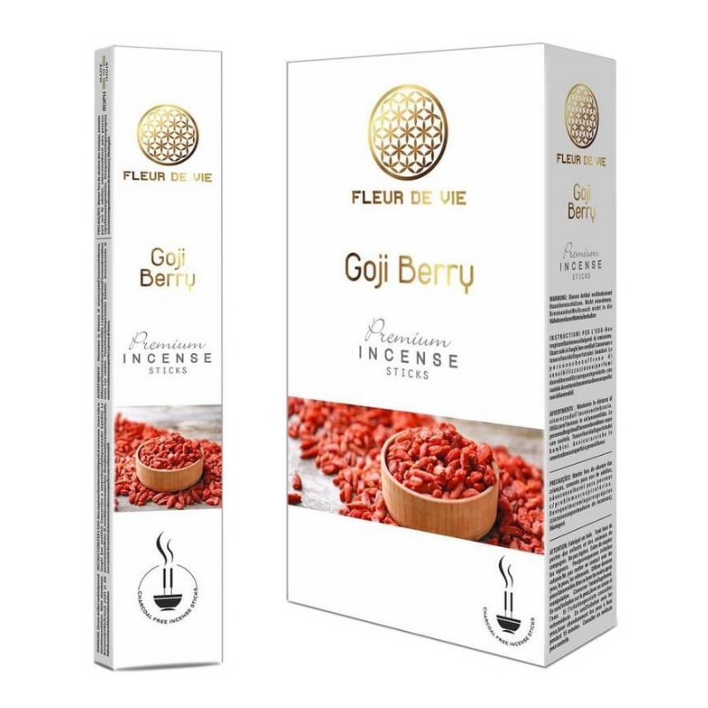 Bacche di Goji Bastoncini incenso Fleur de Vie Goji Berry Masala