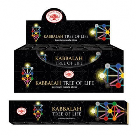 Albero della Vita Bastoncini incenso Green Tree Kabbalah Tree of Life Premium Masala