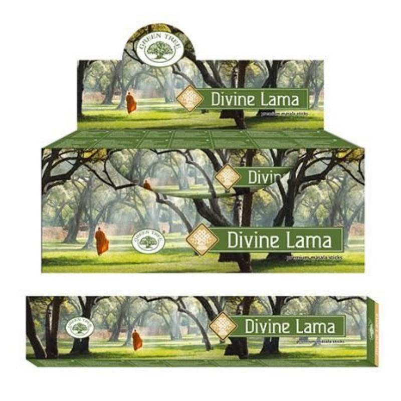 Divine Lama Incenso Green Tree – Masala Premium Naturale