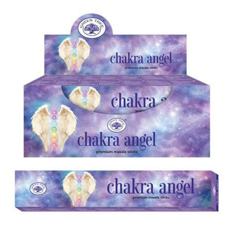 Chakra Angel Incenso Masala Green Tree – Premium