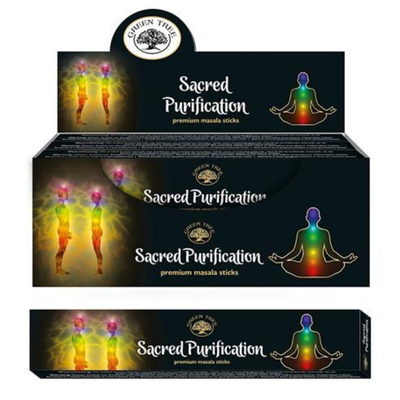 Purificazione Sacra Bastoncini incenso Green Tree Sacred Purification Premium Masala