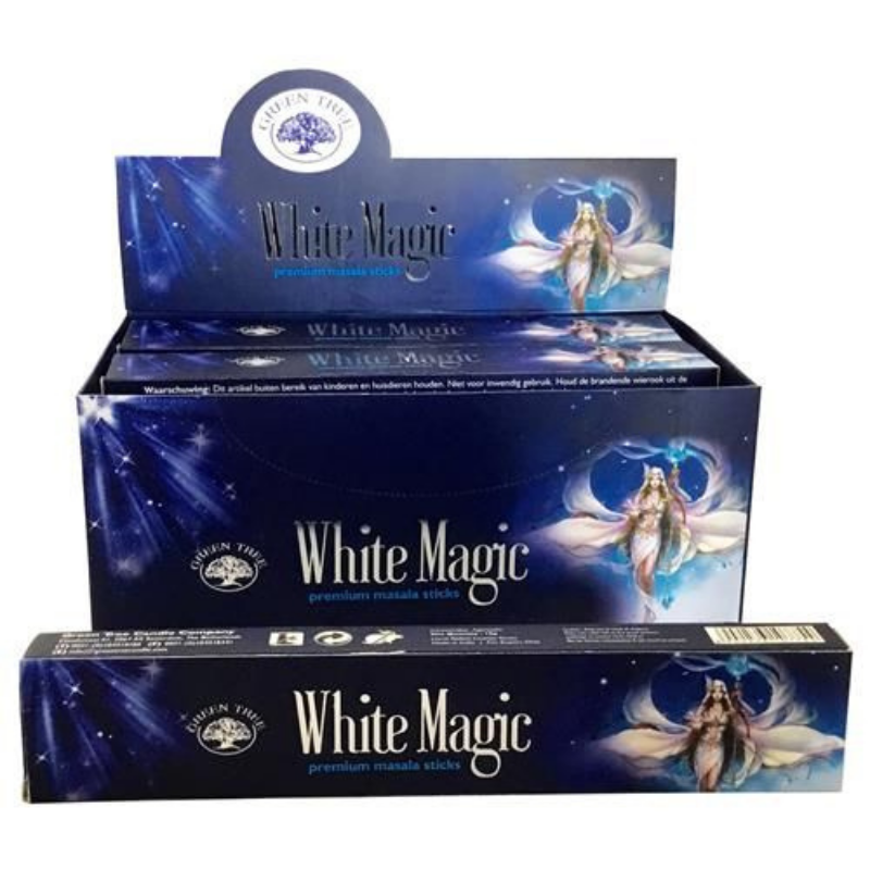 Magia Bianca Bastoncini incenso Green Tree White Magic Premium Masala
