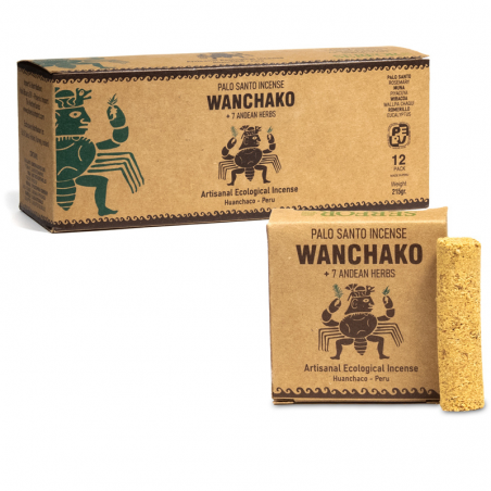 Rotoli di Palo Santo Pressato e 7 erbe delle Ande Wanchako