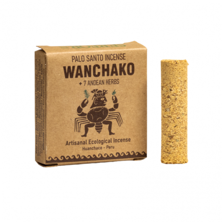 Rotoli di Palo Santo Pressato e 7 erbe delle Ande Wanchako