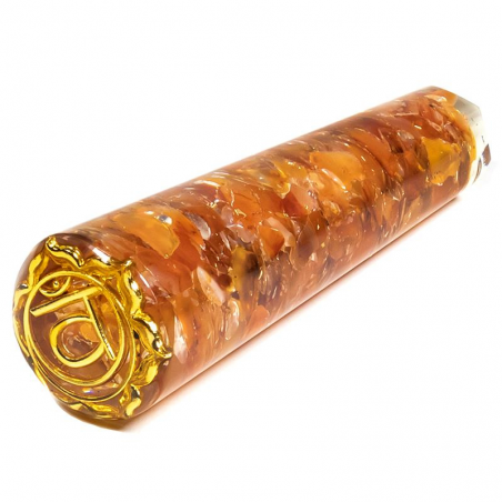 Bacchetta da massaggio in Orgonite - 2° Chakra Swadhistana