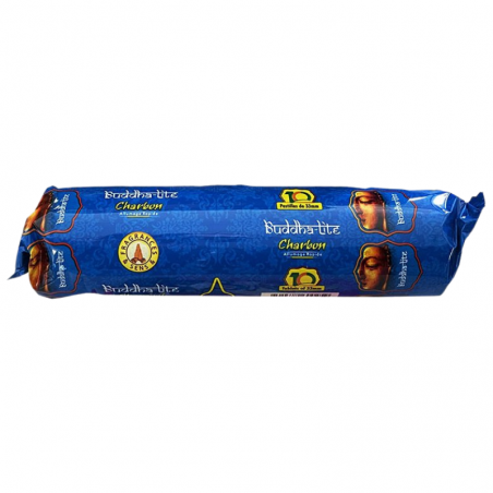 Rotolo carboncini Buddha per bruciatori incenso - 3,3cm