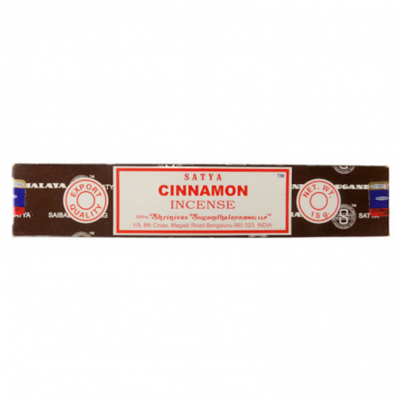 Cannella Bastoncini incenso Satya Earth Cinnamon Masala