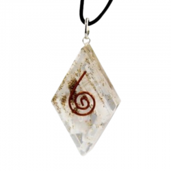 Selenite Orgone Pendente a...