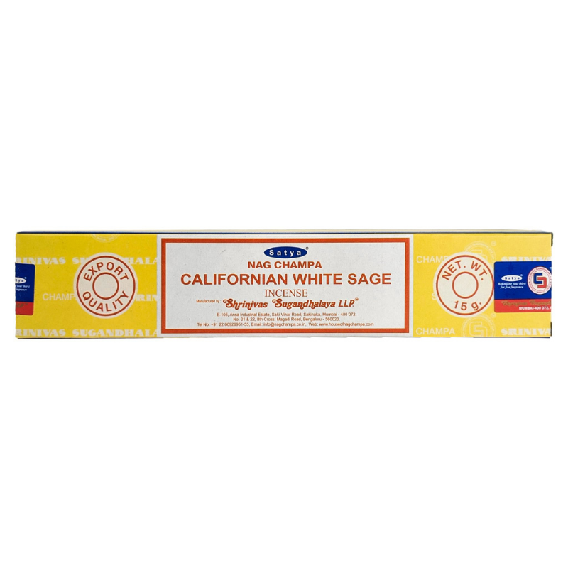 Salvia Bianca – Incenso Satya Nag Champa Masala Bastoncini Purificanti