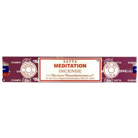 Incenso Meditazione 15 Bastoncini – Perfetto per la Concentrazione