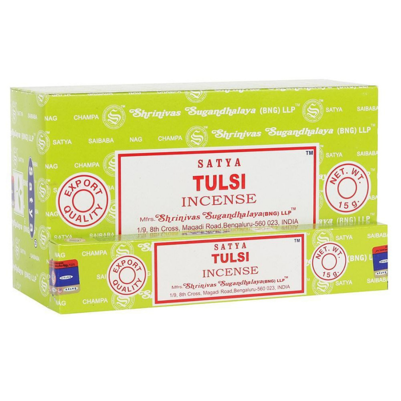 Satya Tulsi Masala - Aromi Freschi e Spirituali per Purificazione