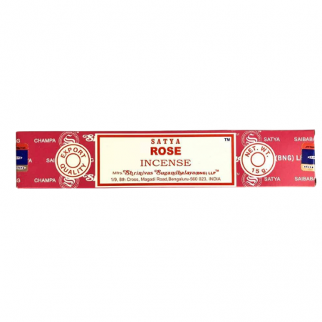 Rosa Bastoncini incenso Satya Earth Rose Masala