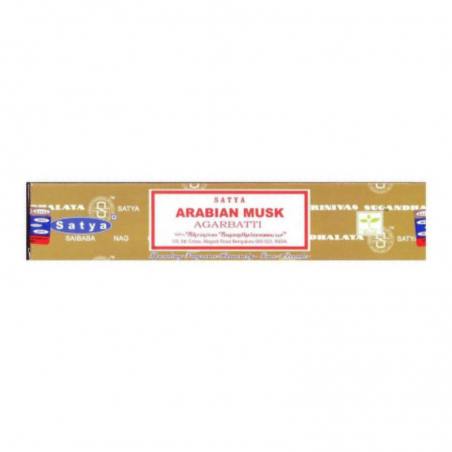 Muschio Arabo Bastoncini incenso Satya Arabian Musk Earth Masala
