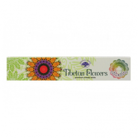 Fiori Tibetani Bastoncini incenso Green Tree Tibetan Flowers Premium Masala