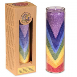 Candela stearina al profumo di Cedro, Abete bianco e Rosmarino - Valle Arcobaleno
