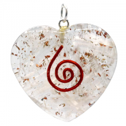 Selenite Orgone Pendente a...