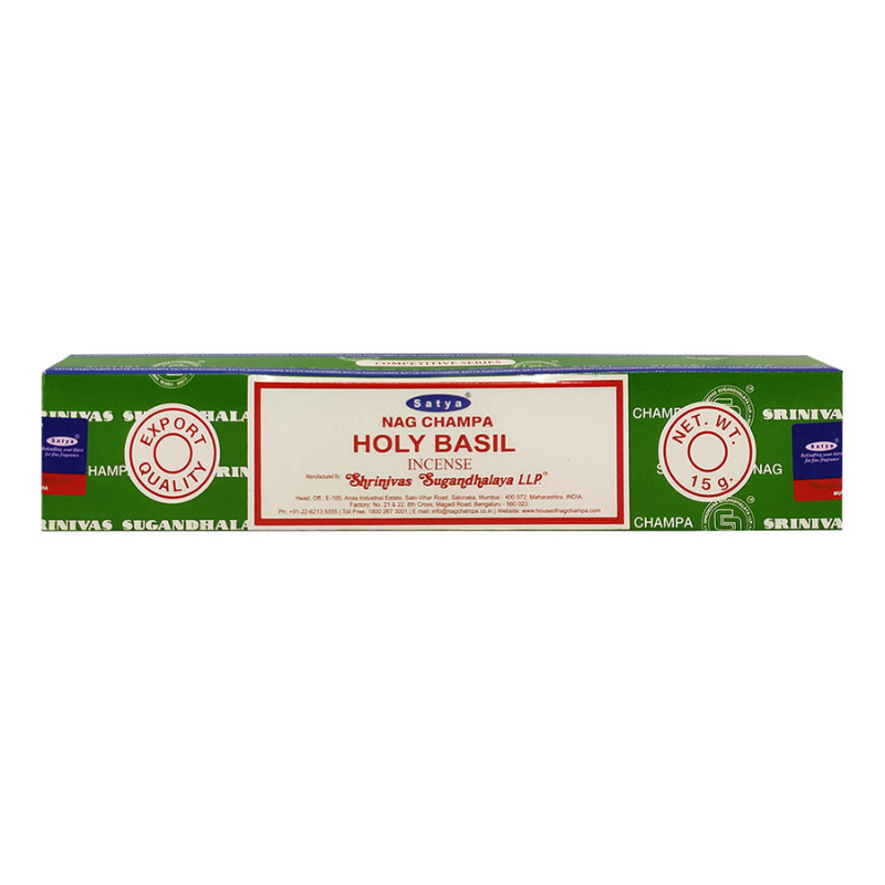 Basilico Sacro – Incenso Satya Nag Champa Holy Basil Natural