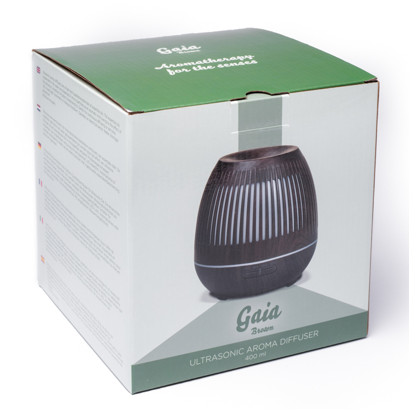 Gaia Diffusore aromi ed Essenze a ultrasuoni Marrone
