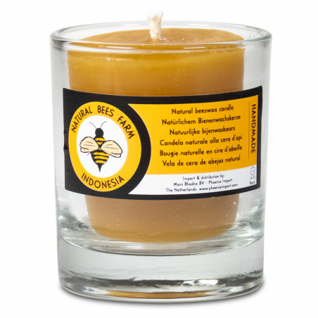 Candela 100% Cera D'Api - (4,5 x 4,0cm - 170gr.)