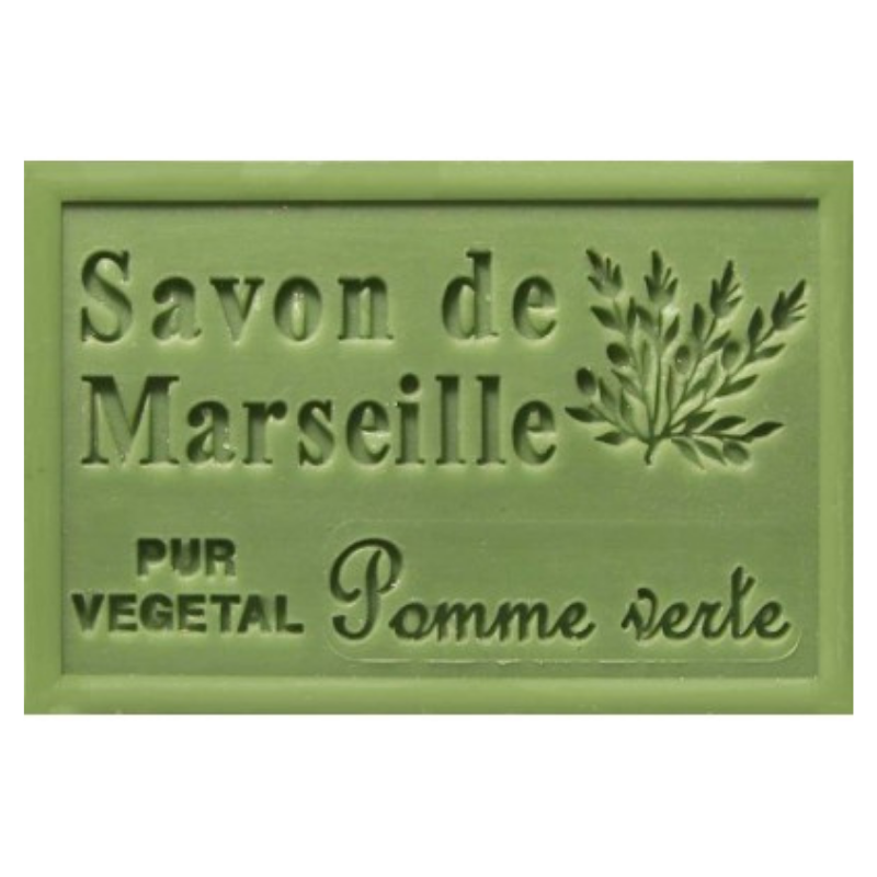 Saponetta di Marsiglia alla Mela Verde 125g – Fresca e Naturale