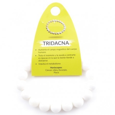 Braccialetto Tridacna Perle Naturali da 10mm