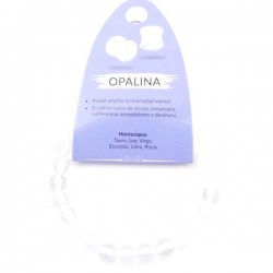 Bracciale Opalina perle in Pietra Naturale da 8mm