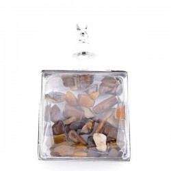 Occhio di Tigre Pendente in Cristallo Pietra Naturale