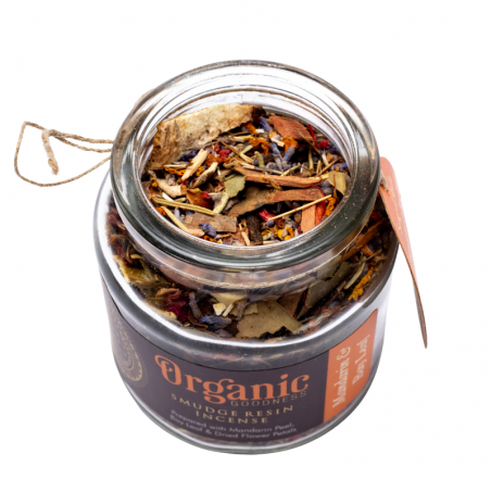 Mandarino e Alloro Resina Smudge Song of India Organic Goddness