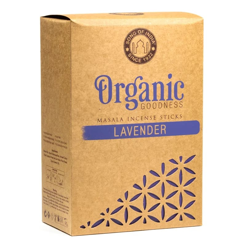 Lavanda Incenso Naturale Song of India - Lavender Organic Goodness Bio