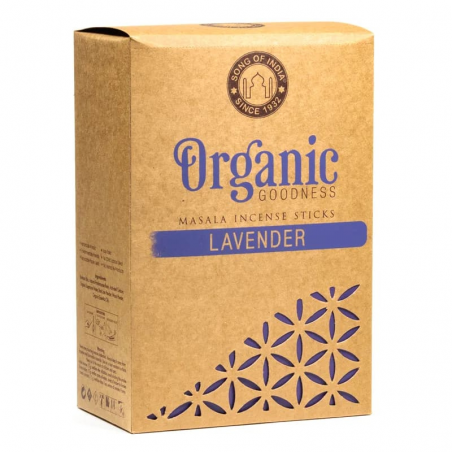 Lavanda Incenso Naturale Song of India - Lavender Organic Goodness Bio