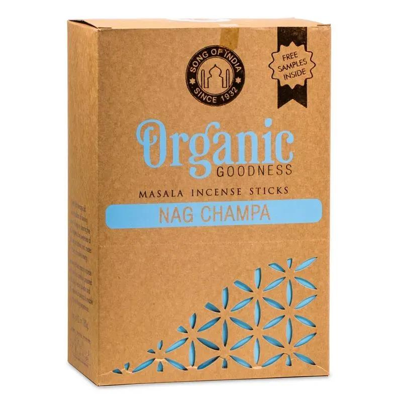 Nag Champa Incenso Naturale Song of India - Organic Goodness Nagchampa