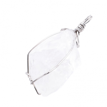 Quarzo Bianco o Latteo Pendente Pietra Naturale Grezza - (± 3cm)