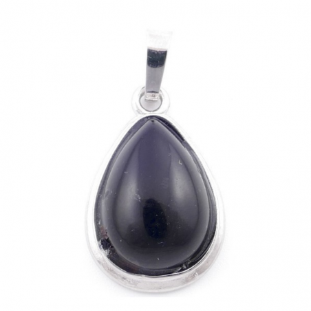 Pendente Onice Nero Pietra Naturale - Lacrima