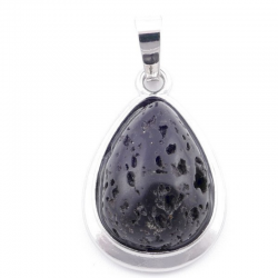 Pendente Lava Vulcanica Pietra Naturale - Lacrima
