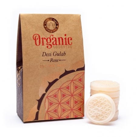 Rosa Cere di Soia Profumate Organic Goodness - Song of India
