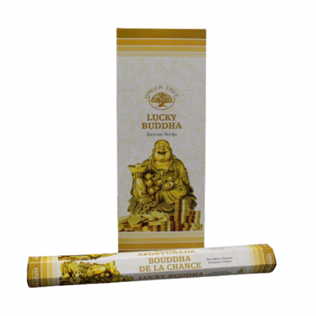 Buddha Felice 20 Bastoncini Incenso Green Tree Lucky Buddha