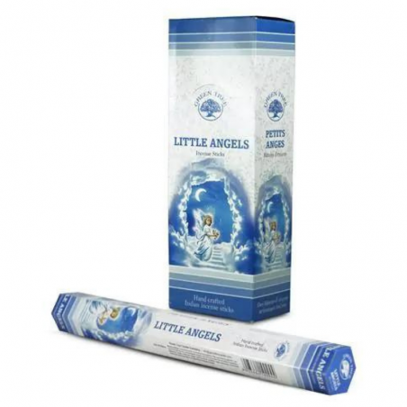 Angioletti 20 Bastoncini Incenso Green Tree Little Angels Agarbatti