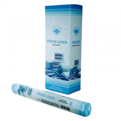 Biancheria Fresca 20 Bastoncini Incenso Green Tree Fresh Linen