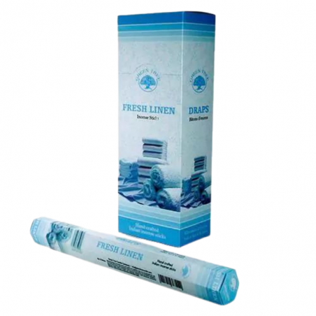 Biancheria Fresca 20 Bastoncini Incenso Green Tree Fresh Linen