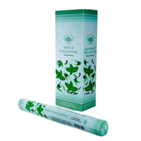 Menta & Eucalipto 20 Bastoncini Incenso Green Tree Mint & Eucalyptus