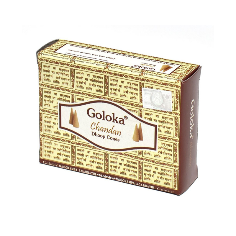 Chandan Coni Incenso Dhoop Goloka Masala