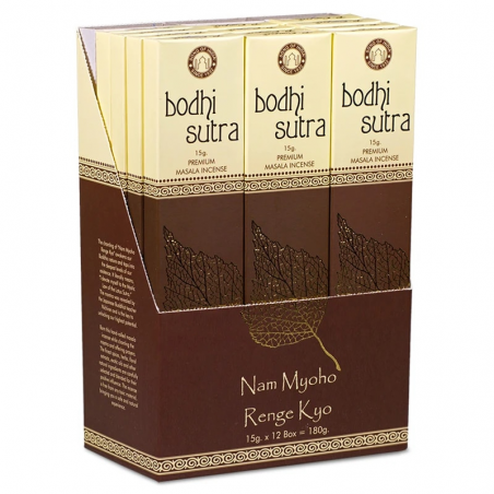 Bodhi Sutra Bastoncini Incenso Song of India Premium Masala Nam Myoho Renge Kyo