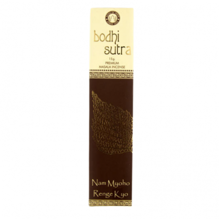 Bodhi Sutra Bastoncini Incenso Song of India Premium Masala Nam Myoho Renge Kyo
