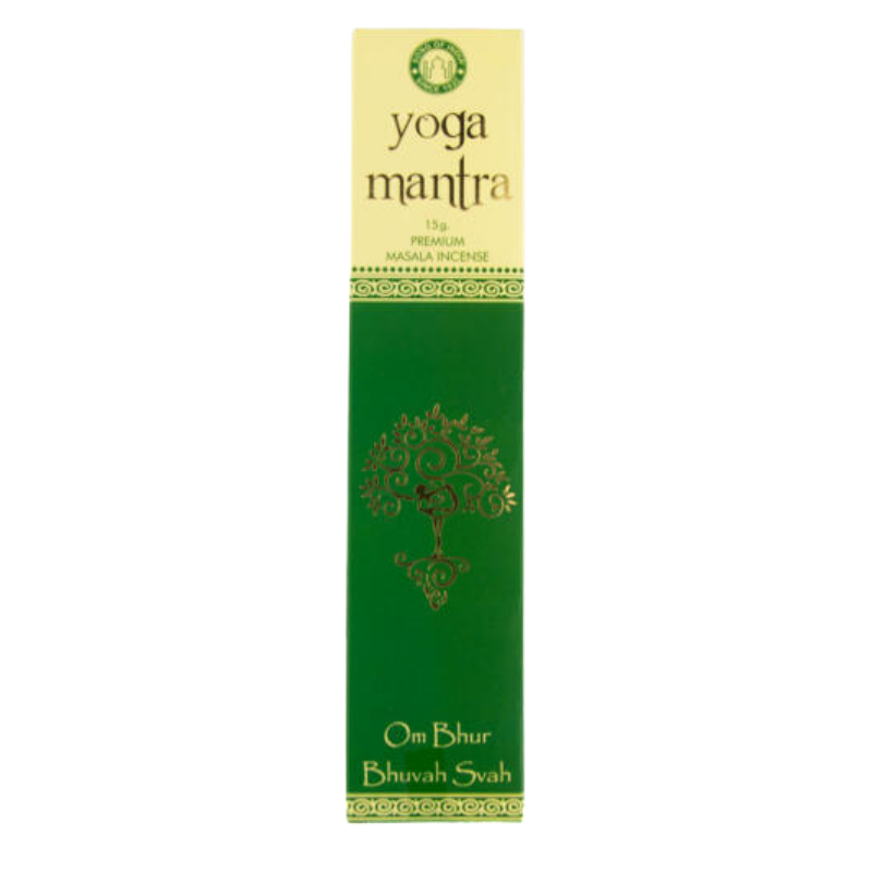 Yoga Mantra Bastoncini Incenso Song of India Premium Masala Om Bhur Bhuvah Svah